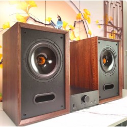 Fever-grade 8-inch coaxial passive bookshelf speakers HIFI high-fidelity 2.0 living room home audio