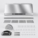 Under Cabinet Range Hood 48 Inch, 1400 CFM Stainless Steel Ducted, Standalone 6-Speed DC Motor, Voice Gesture Touch Control