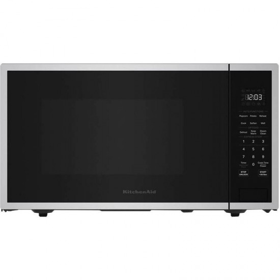 KitchenAid KMCS324SPS 2.2 Cu. Ft. PrintShield Stainless Countertop Microwave