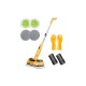 qimedo Electric Mop with 5000mAh Battery M2 | 800RPM Cordless, Automatic Spin, Display, Upright Rotating, LED Light, Water Spray for Floor Cleaning