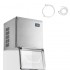 Commercial Ice Maker - 450 lbs/Day Stainless Steel Ice Machine with Scheduled Ice-Making, Self-Cleaning Function, and Adjustable Thickness for Restaurant, Bar, Cafe, Hotel - High Capacity Ice Production Fast Ice Cubes Ready in 12-15 Minutes