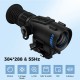 Hot Single Eye High-resolution 384X288 55Hz Night Vision Thermal Imaging Sight, 6-color Display with 64G Storage Card, Magnification And 8-hour Battery Life, Hunting, Outdoor Camping, Supports Photos And Videos