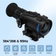 Hot Single Eye High-resolution 384X288 55Hz Night Vision Thermal Imaging Sight, 6-color Display with 64G Storage Card, Magnification And 8-hour Battery Life, Hunting, Outdoor Camping, Supports Photos And Videos