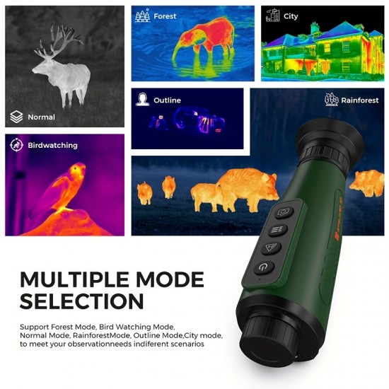 H3 Thermal Imaging Monocular, 384x288 With AI Super Resolution, 8x Digital Zoom, 0.32
