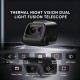 Thermal Imaging And Night Vision Dual-channel Fusion 5x Magnification Night Vision Goggles, with A Resolution Of 256X192 And A 60Hz New Lightweight And Portable Night Vision Device, Suitable for All-day Hunting