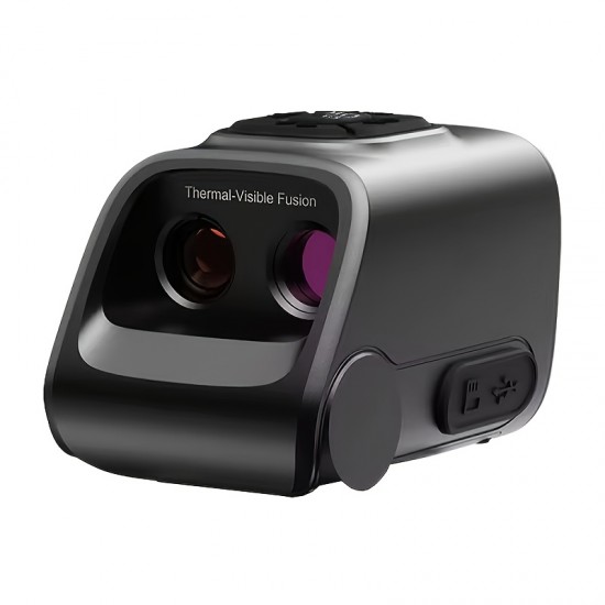 Thermal Imaging And Night Vision Dual-channel Fusion 5x Magnification Night Vision Goggles, with A Resolution Of 256X192 And A 60Hz New Lightweight And Portable Night Vision Device, Suitable for All-day Hunting