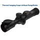 Long-Distance Thermal Imaging Sight, Used for Hunting Night Vision Sight, 50 Hz Thermal Imaging Device, Built-In Rangefinder And Video Recording Function, Equipped with Ballistic Calculator 8X Digital Zoom, Suitable for Day And Night Rifle Hunting