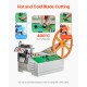 Automatic Webbing Cutting Machine Hot and Cold Ribbon Cutting Tool with Adjustable Temperature, LCD Display, & High-Precision Cutting for Nylon Webbing, Elastic Bands, Shoelaces, & More & Tapes Cutter for Various Materials