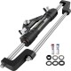 Hydraulic Steering Cylinder 300 - Front Mount Outboard Marine Steering Kit for Center Console, Bass & Offshore Fishing Boats - Corrosion-Resistant Aluminum Alloy, Built-In Two-Way Lock, ORB Fitting - Ideal for Hydraulic Steering System Without Hose & Helm