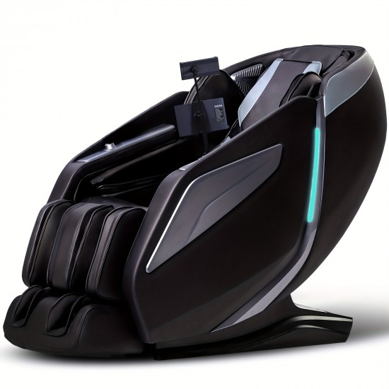 Complete Zero-Gravity Massage Chair with 4D Smart Acupressure Stretching, Heating for Back And Legs, Built-In Speakers, And SL Track Massage System