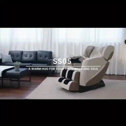Real Relax Luxury Zero-Gravity Massage Chair Recliner with Full Body Air Pressure, 6 Auto/Manual Modes, 8-Point Rollers, Heat/Vibration Suitable for Home, Office, Hotel Use - Plug & Play Corded Massage System