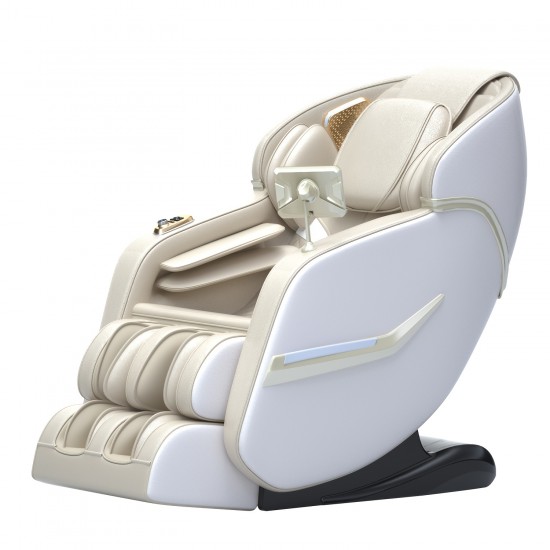 29.53inch Wide Seat Full Body Massage Chair, Zero Gravity Recliner With Lumbar Heating, Wireless Speaker, Adjustable Neck & Leg Extension, Electric Body Relaxation Chair